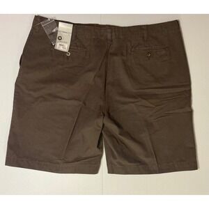 Geoffrey Beene Mens Shorts French Roast Brown 100% Cotton Size 42 NWT